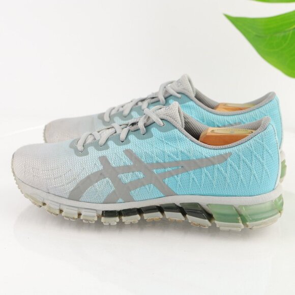Asics Womens Gel Quantum Running Shoe Size 9 Blue Silver Gray Sneaker Trainer - Picture 7 of 12